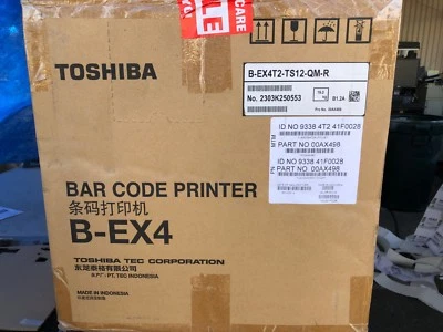 B-EX4T2-TS12-QM-R -Toshiba TEC B-EX4T2 DT,TT,300dpi Bar Code Printer. NEW IN BOX - Image 1 of 3