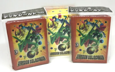 Pokemon RAYQUAZA Dragon Selection Sleeves 64p Set Shield Hüllen Deck Box Case Jp - Bild 1 von 4