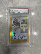 2018 Contenders Optic Gold Tre'Quan Smith Rookie Ticket Auto /10 Psa 9!!