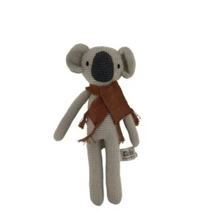 Knitted Koala Rattle Soft Toy Grey 10"/25cm Es Kids - Picture 1 of 3