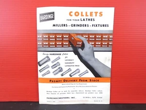 HARDINGE - Vintage - Collets Brochure BULLETIN #63 January 1963 - 111645 (Used) - Picture 1 of 16