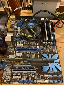 ASUS P7P55D-E LX Intel Core i5-760 4GB RAM Tested - Picture 1 of 6