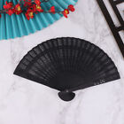 Wedding Hand Fragrant Carved Folding Fan Chinese Wooden Fan Hollow Folding Fan