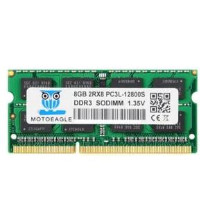 8GB DDR3L 1600MHz SODIMM PC3L-12800S 1.35V CL11 2Rx8 204-Pin PC3-12800 Memoria L - Foto 1 di 8