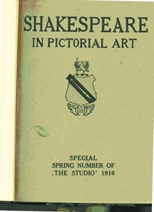 "Shakespeare in Pictorial Art" 1916 issue of The Studio (London) in fine binding - Bild 1 von 4