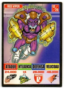 RED VIPER 12/25 MONSTERS CROMO KAOS THE GAME 1995 BOLLYCAO - Bild 1 von 2