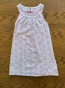 JK J Khaki Girls White Over Pink Dress Size 8 - Picture 1 of 6