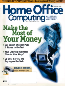 Home Office Computing September 2000 Machen Sie das Beste aus Ihrem Geld, Vintage - Bild 1 von 2