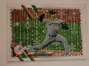 Topps Holiday Corey Kluber 2021 base #HW46 New York Yankees - Imagen 1 de 2