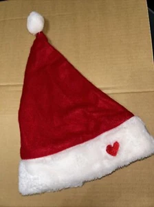 Cute UnLined Christmas Red/White Santa Claus Hat Child/Kids Ages 3+~Hook/Latch - Picture 1 of 6