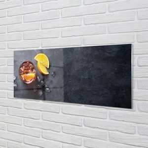 Tulup Glasbilder 125x50 Wandkunst Iced Zitronentee - Bild 1 von 4