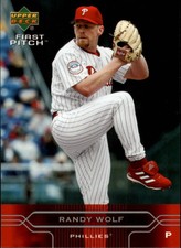 2005 Upper Deck First Pitch Philadelphia Phillies Baseball Card #154 Randy Wolf