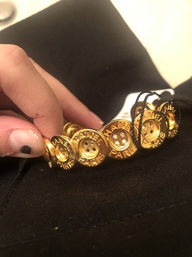 bracciale chanel bottoni oro