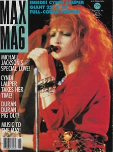 CYNDI LAUPER  Max Mag poster magazine from 1984 - Bild 1 von 1