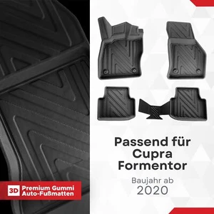 3D Auto Fussmatten Set passend für Cupra Formentor Baujahr ab 2020 - Bild 1 von 8