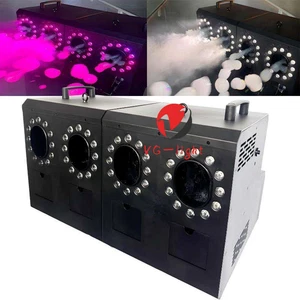 1500w Led Fog Machine Automatic Smoke Bubble Machine Party Wedding Disco Haze - Picture 1 of 9