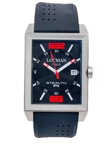 Orologio Locman Stealth R DATA Quarzo 34x42mm 240K/335 Gomma Scontatissimo Nuovo - Foto 1 di 8