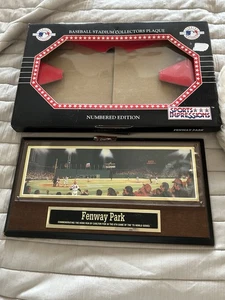 Fenway Park Baseball Stadium Edizione da Collezione Targa Numerata Carlton Fisk - Foto 1 di 17