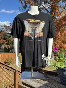 Camiseta ZZ Top Eliminator Para Hombres XXL Negra Banda de Rock Gira Camiseta Gráfica 2XL - Imagen 1 de 5