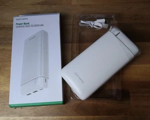 Powerbank, 4smart, VoltHub Go2, 20.000 mAh, 5,0V-2,1A, Battery Pack, weiß - Zdjęcie 1 z 7