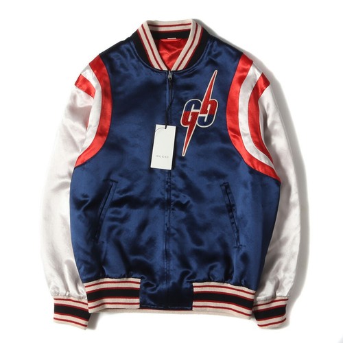 Giacca Gucci Taglia: 46 GG Lama Emblema Ricamato Raso Sukajan Usata BEEG 0