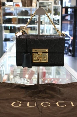Gucci Guccissima Leather Padlock Shoulder Bag - Image 1 of 4