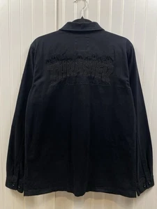 Chaqueta Vans X Thrasher M65 Tareas Talla Pequeña Negra Bordada Logo Resistente - Imagen 1 de 10