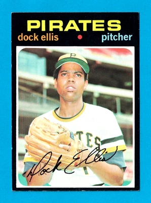 1971 Topps #2 Dock Ellis EX-MT *centrado* Piratas de Pittsburgh Foto 1 de 2
