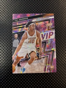 Tre Johnson RC 2025 Panini National Gold Pack Purple Ice Prizm /50 Longhorns - Bild 1 von 2