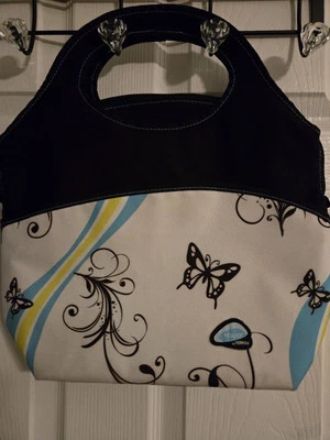 Bolso de Mano Raya by Thermos Aislado Almuerzo Refrigerador Mariposas 🦋 Fácil Cremallera Foto 1 de 4