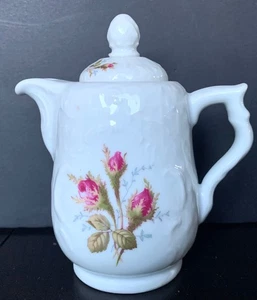 Caffettiera vintage Rosenthal Classic Rose Moss Rose Sanssouci singola 12 oz - Foto 1 di 12