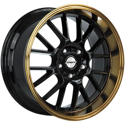 Shift H28 Crank 18x8.5 5x100/5x4.5" +30mm Black/Bronze Wheel Rim 18" Inch Foto 1 de 4