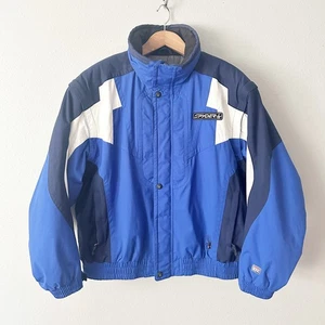 Spyder Men’s Size XXL Winter Ski Snowboard Jacket Blue White Black  - Picture 1 of 14