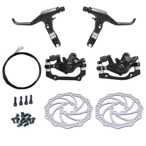2019 Hot Disc brakes Alloy Bicycle Bike Front & Rear With 160mm Rotors - Picture 1 of 12