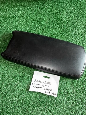 Lexus IS250 IS350 ISF 2006 A 2013 OEM consola central almacenamiento tapa reposabrazos negro Foto 1 de 4