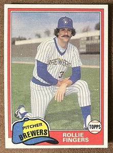 Topps Traded Rollie Fingers 1981 #761 casi nuevo-como nuevo o mejor patio - Imagen 1 de 2