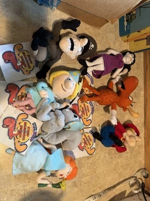 Rocky & Bullwinkle 1999 Stuffins CVS Plush Beanbags Set of 7 Boris 90s - Image 1 of 4