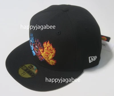 NEW ERA 59Fifty Cap SANTA CRUZ 3 Screaming Hand Black 14384271 - Image 1 of 4