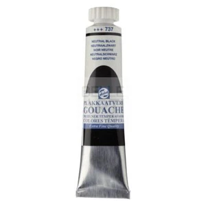 TEMPERA EXTRA FINE GOUACHE DA 20ml 737 NERO NEUTRA - Imagen 1 de 3