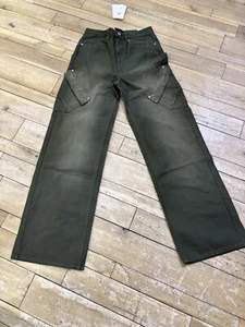 Size 4- Jordan X Travis Scott X Cactus Jack Cargo Pants Green - Women’s - Picture 1 of 8