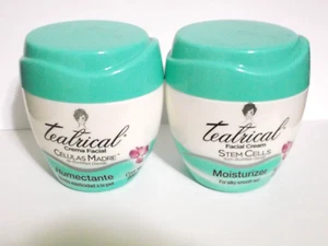2 Teatrical Facial Cream Moisturizer w/Stem Cells for Silky Smooth Skin 8 oz - Picture 1 of 3