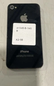 Vintage Classic Apple iPhone 4 Music Video Player Smartphone 16GB Black A1349 - Picture 1 of 2