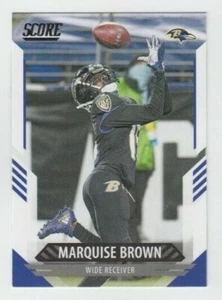(10) Marquise Brown 2021 SCORE BASE CARD LOT #89 BALTIMORE RAVENS - Bild 1 von 1