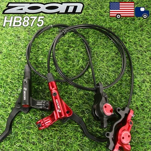 ZOOM HB875 MTB BMX Bike Hydraulic Disc Brake with IS/PM Caliper Front Rear 160mm - Picture 1 of 22