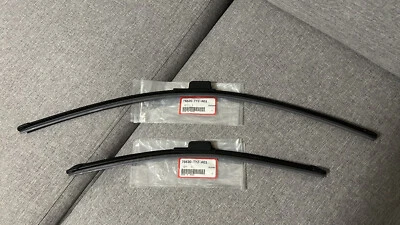 Genuine Pair Front Windshield Wiper Blades For 2014-2020 Acura RLX Full Series - Image 1 of 4