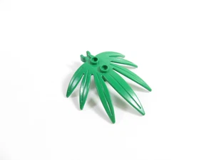 LEGO Hoja de Espada Verde 6x5 Hojas de Planta con Clip en U Dividido Grueso 5986 5905 #30239 - Imagen 1 de 2