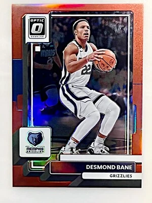 2022-23 Donruss Optic Red #190 Desmond Bane /99 - Memphis Grizzlies - Image 1 of 2