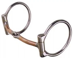Reinsman Copper Mouth Snaffle D-Ring Bit - Picture 1 of 1