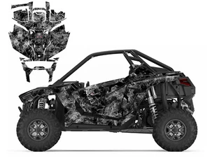 Polaris RZR PRO XP 2020-22 kit de calcomanías gráficas Zombie Skull #9500 - Imagen 1 de 12