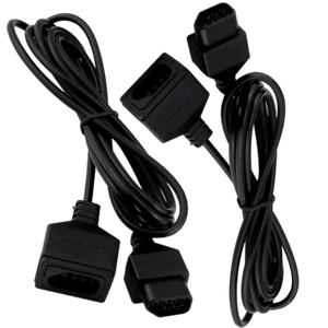 2 x 7 PIN NES Controller Extension Cable 1.8m New Aftermarket Nintendo - Picture 1 of 1